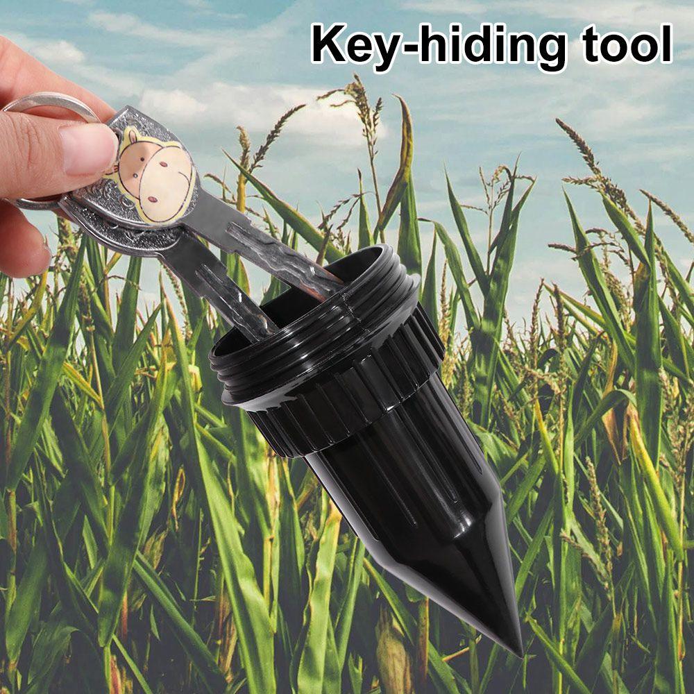 Key Safe Garden Key Concealer Realistic Underground Watering Can Outdoor Security Lockbox Garden