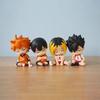 Japanese Genuine Gacha Scale Model Haikyuu Shoulder To Shoulder Sitting Figure Shoyo Hinata Tobio Kageyama Action Figure Toys