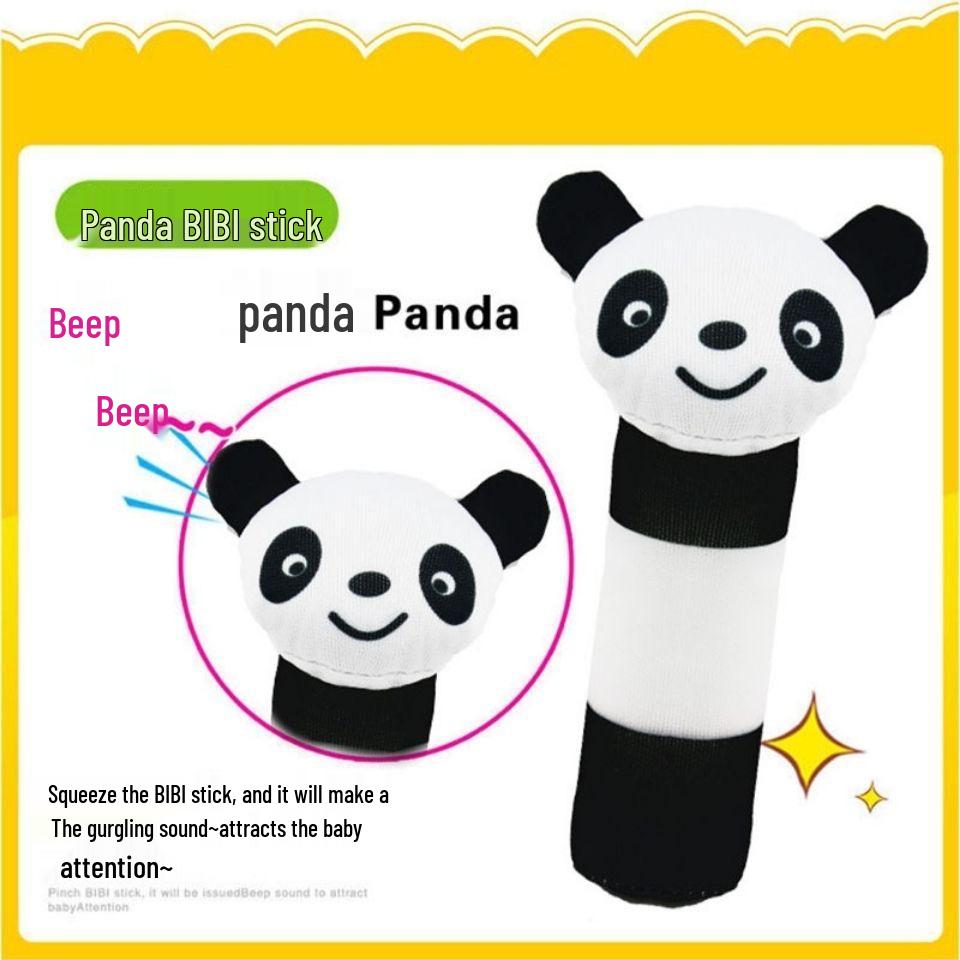 Panda Plush Pet Toy - Sounding & Biteable with Animal Voices for Fun & Learning