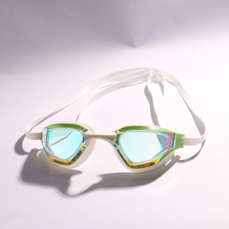 Professional Anti-Fog Silicone Swimming Goggles With UV Protection Optimal Performance and Mirror Lens