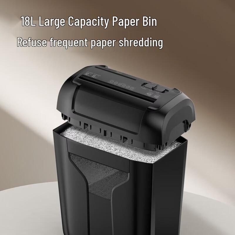 Comi DS02 10-Sheet Cross-Cut Office Paper Shredder CN Plug (adapter Included)