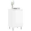 VidaXL Buffets 2 pcs blanc brillant 40x35x70 cm bois d'ingénierie 831057