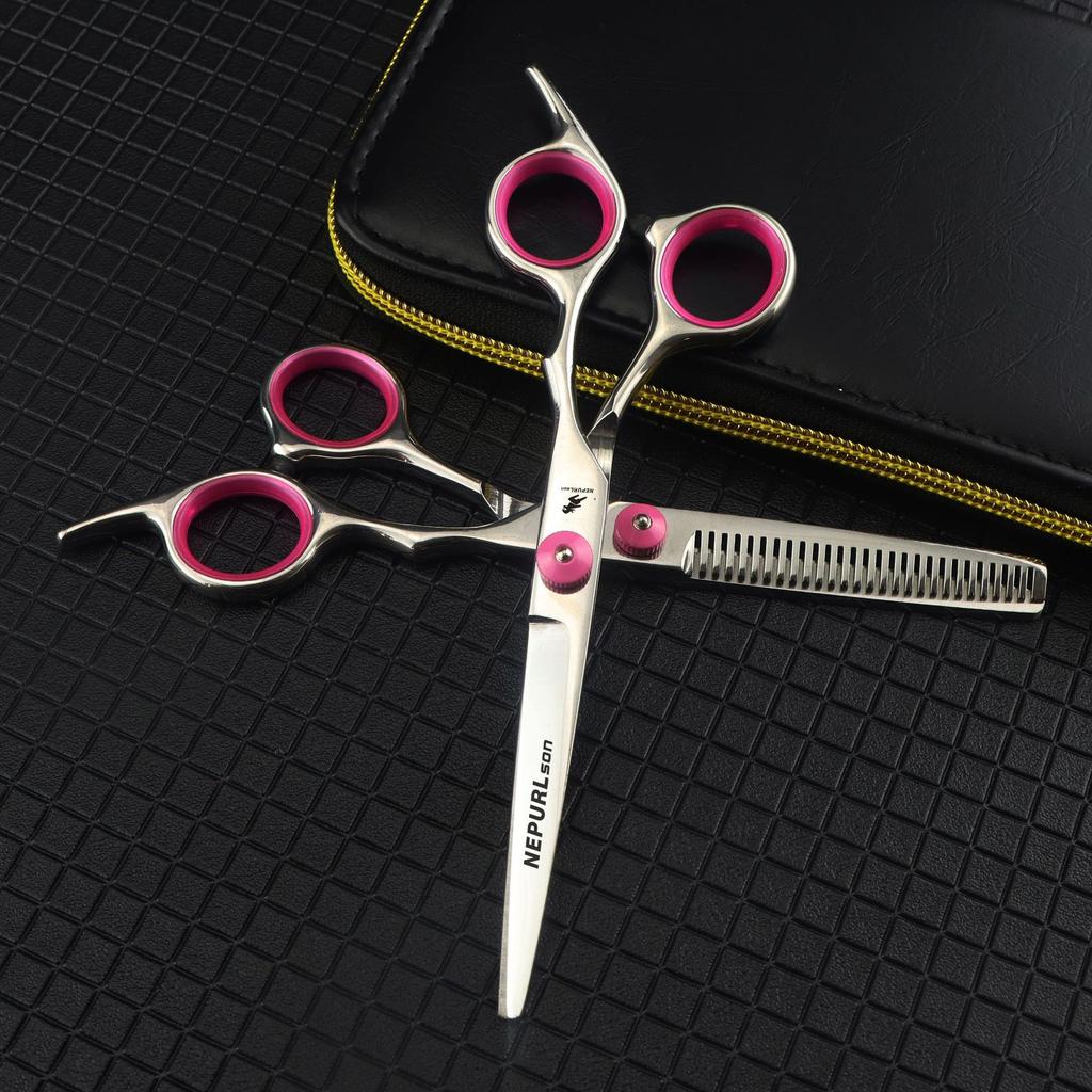 6.0 inch Nepson hair scissors, mid-range scissors, flat scissors, tooth scissors, straight scissors, thin scissors, household split scissors