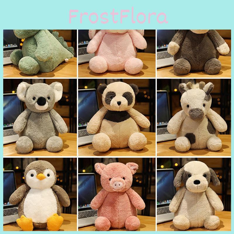 Adorable Cartoon Animal Plush Toy Soft Pp Cotton Stuffed Dinosaur And Penguin