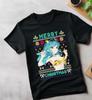 Waifu Material Anime Shirt,Anime Mädchen Geiles Shirt,Lustiges Weihnachten|Weihnachts-Shirt