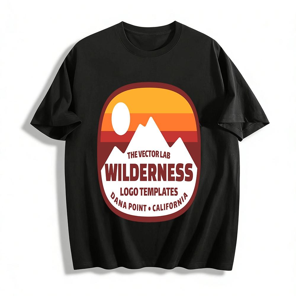 California Dana Point Wilderness Sunset Graphic Tee Pure cotton T-shirt XXS