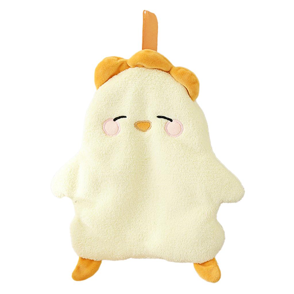 Animal Hand Towel Soft Cute Wall Mounted Dish Cloth Hand Dry Towel for Kitchen Bathroom