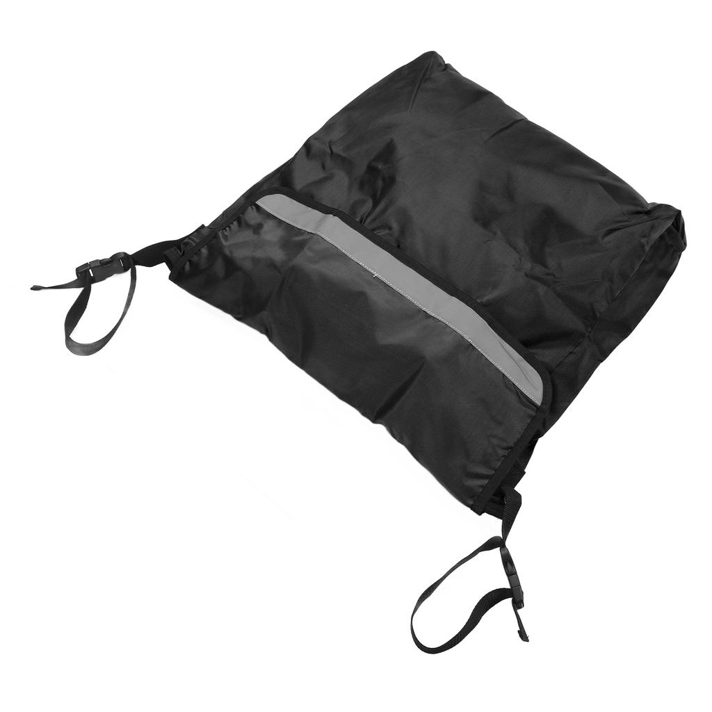 Wheelchair Bag Adjustable Shoulder Strap Waterproof Large Capacity Storage Wheelchair Carry Pack for Outdoor Black