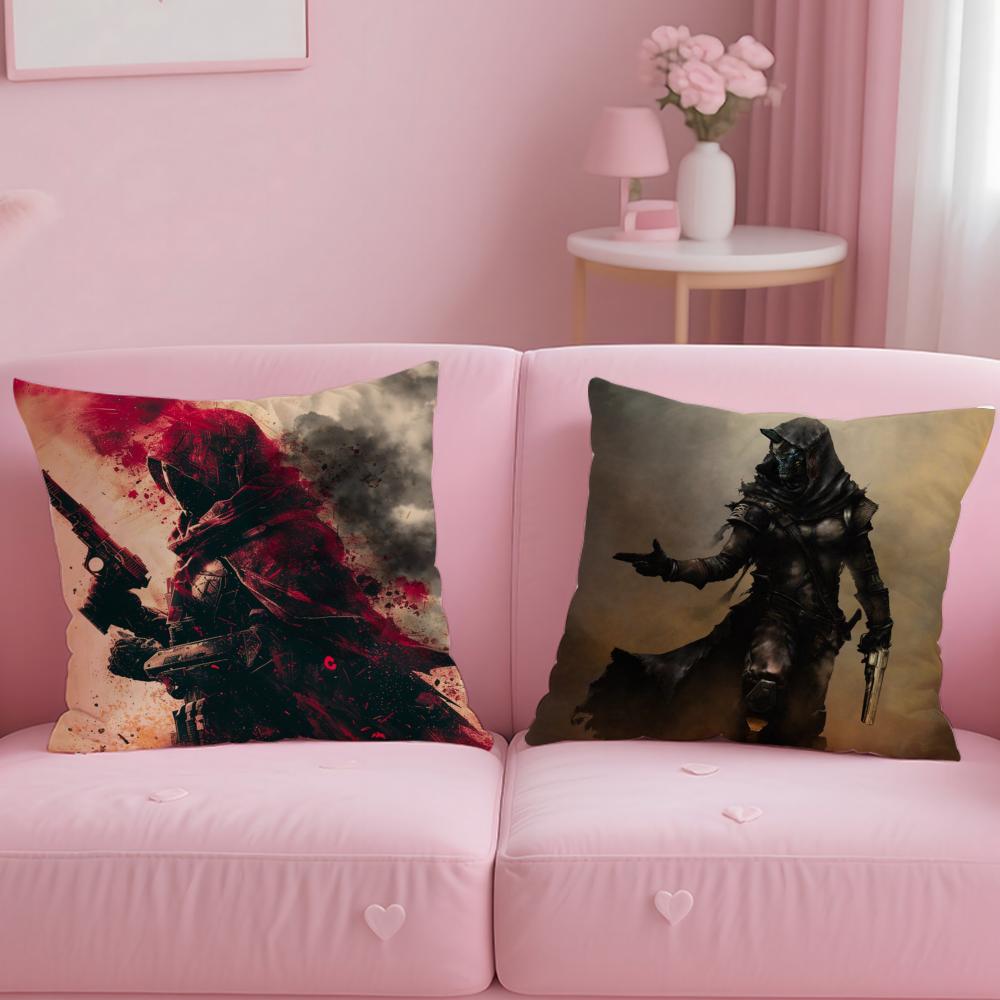classic game Destiny Cushion Cover Soft  EasyWash Pillow Case  Versatile for Couch Bed Travel and Office