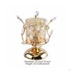 3 Pieces Crystal Candle Holder Elegant Design Decorative Romantic Lighting