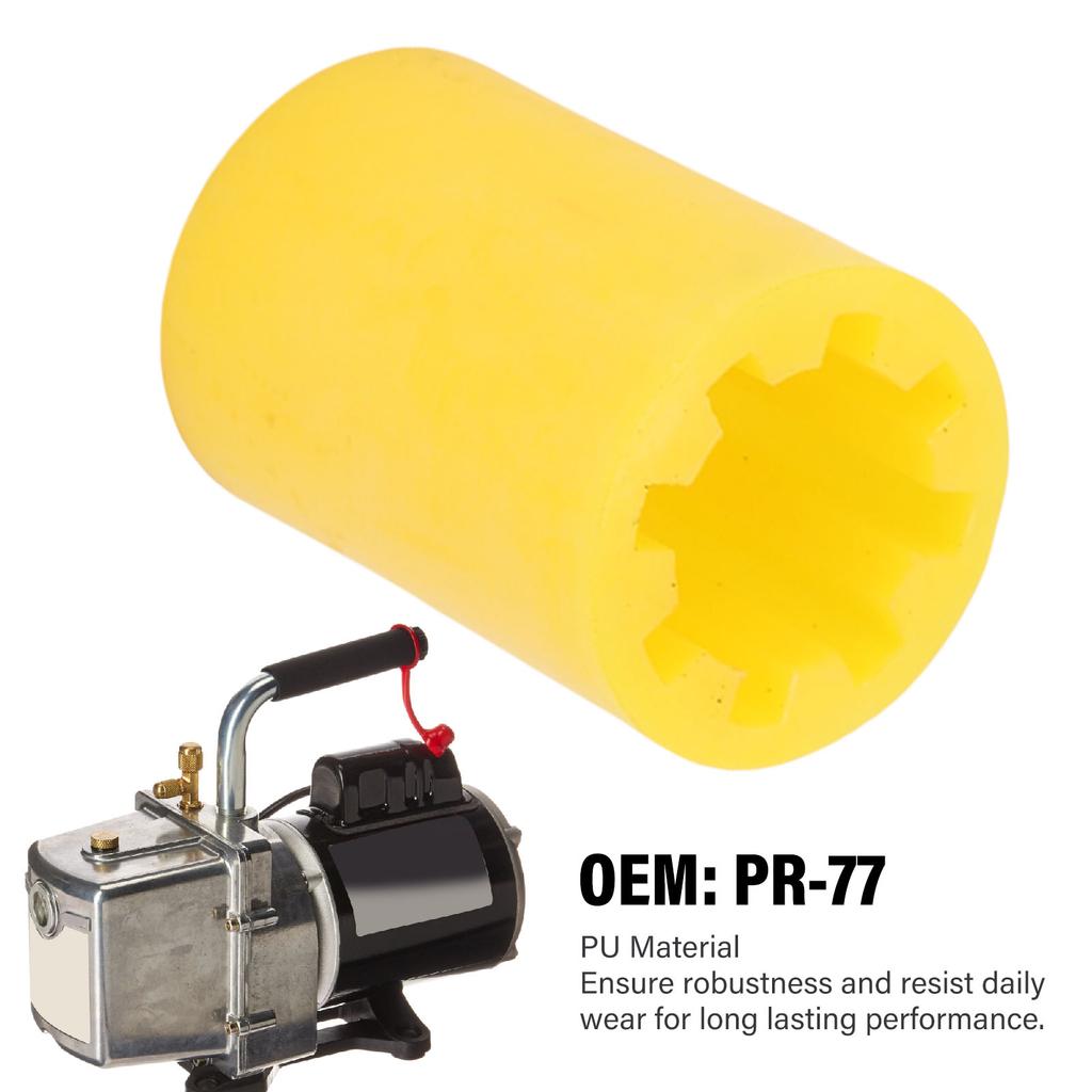 Vacuum Pump Flexible Coupler PR-77 Shock Absorbing PU Replacement for JB Industries Vacuum Pump DV-3 DV-5 DV-42 DV-85 DV-142 DV-127