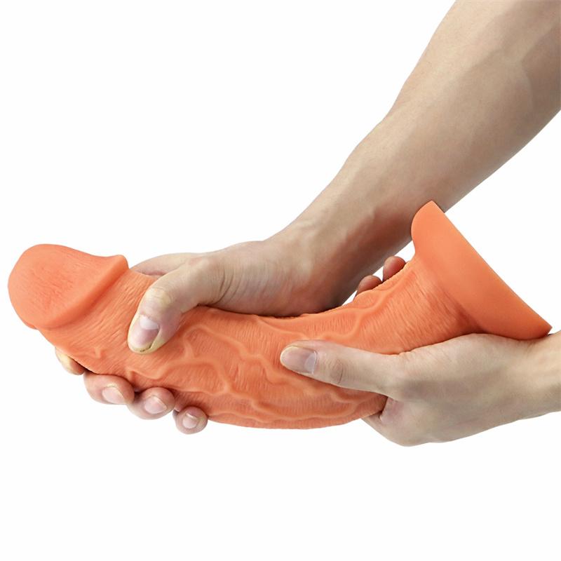 6cm Dildo Female Masturbation Stick Liquid Silicone Lifelike Penis Soft and Sensual Big Penis Adult Products