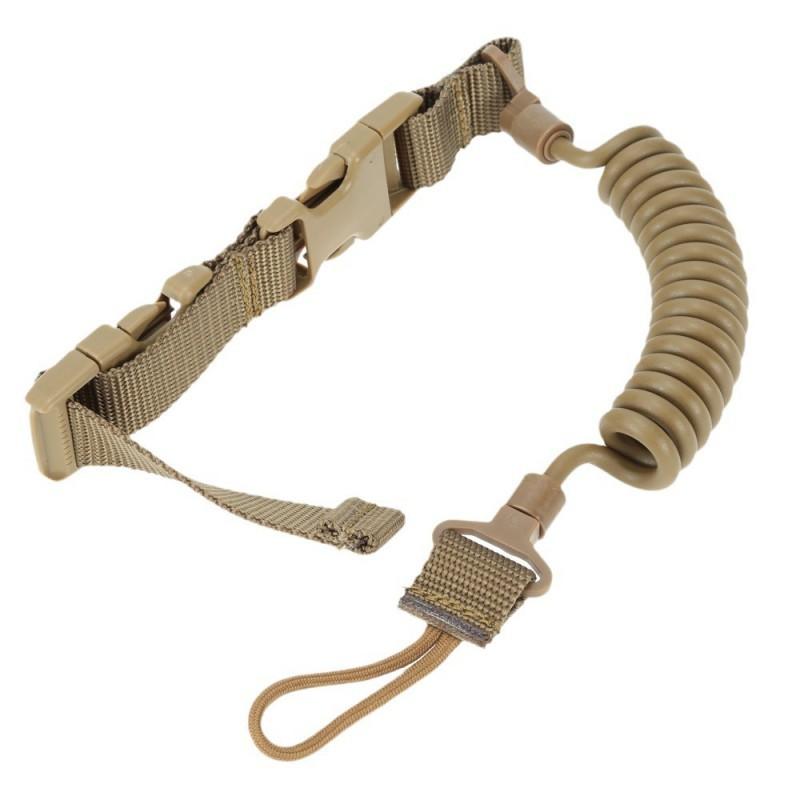 Outdoor Military Fan Multifunctional Lanyard Safety Rope Anti-loss Wear-resistant Elastic Key Chain