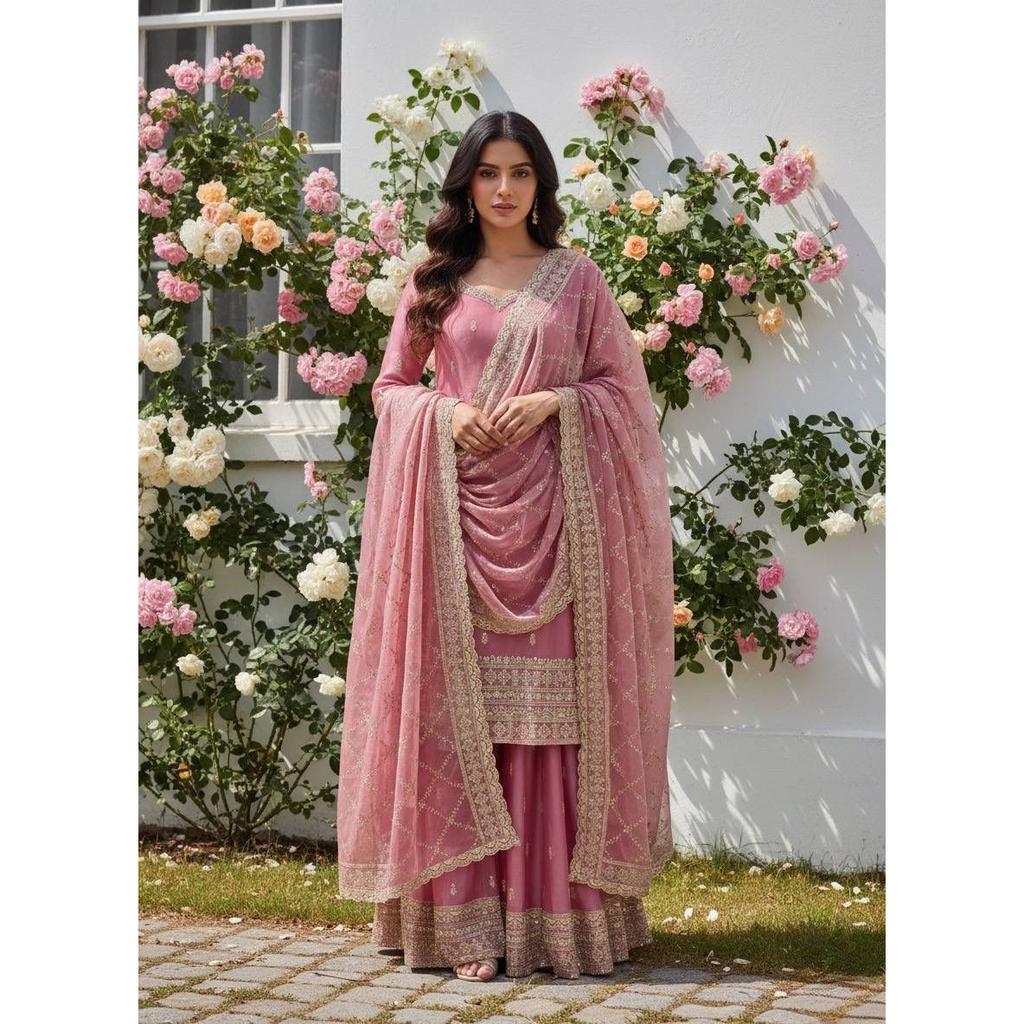 Pakistani Party Wear Designer Salwar Kameez Indian Bollywood Ethnic Palazzo Suit