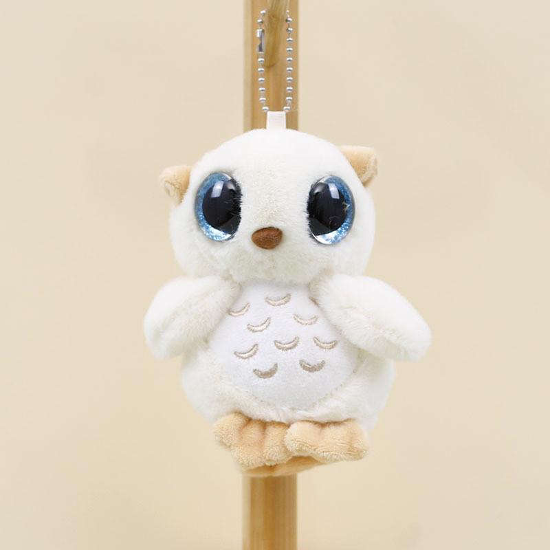 Adorable Plush Owl Keychain Cute Cartoon Bag Pendant Soft Toy Stuffed Animal