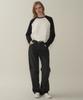 MOTT Raglan Stitch T-Shirt - Black White