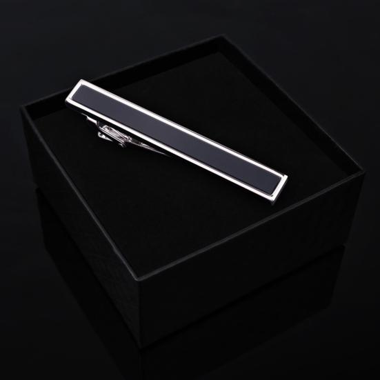 Men Tie Clip Rose Flower Wing Shape Lapel Pin Detachable Design Formal Attire Tie Back Commuting Wear Accessory