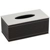 Light Luxury Designer Woven Leather Tissue Box Ornaments Living Room Desk Hotel Model Room Tissue Box Soft Decorations