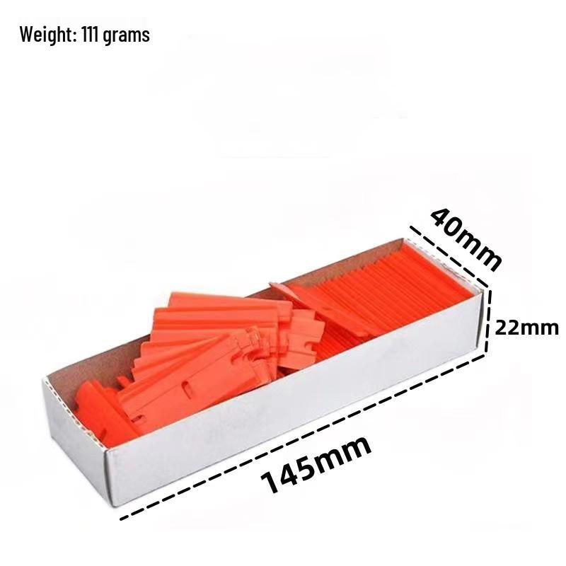 Лезвие безопасности с одной стороны в коробке: Защитная пленка для экрана телефона и скребок для автомобильного стекла