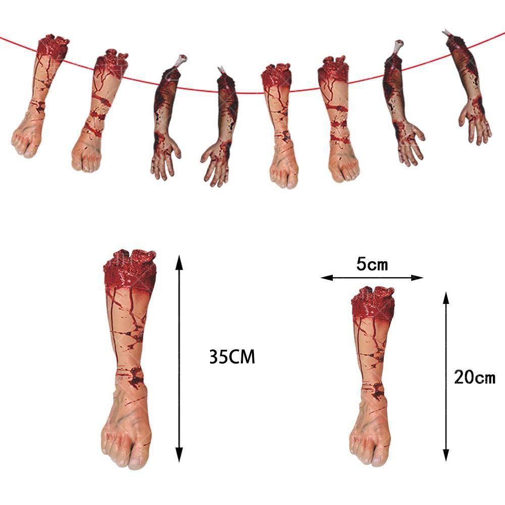

Рука Нога Хэллоуин Флаг Ужас Хэллоуин Флаг Тянет Хэллоуин Кровь Бумаги Баннер Баннер S-A