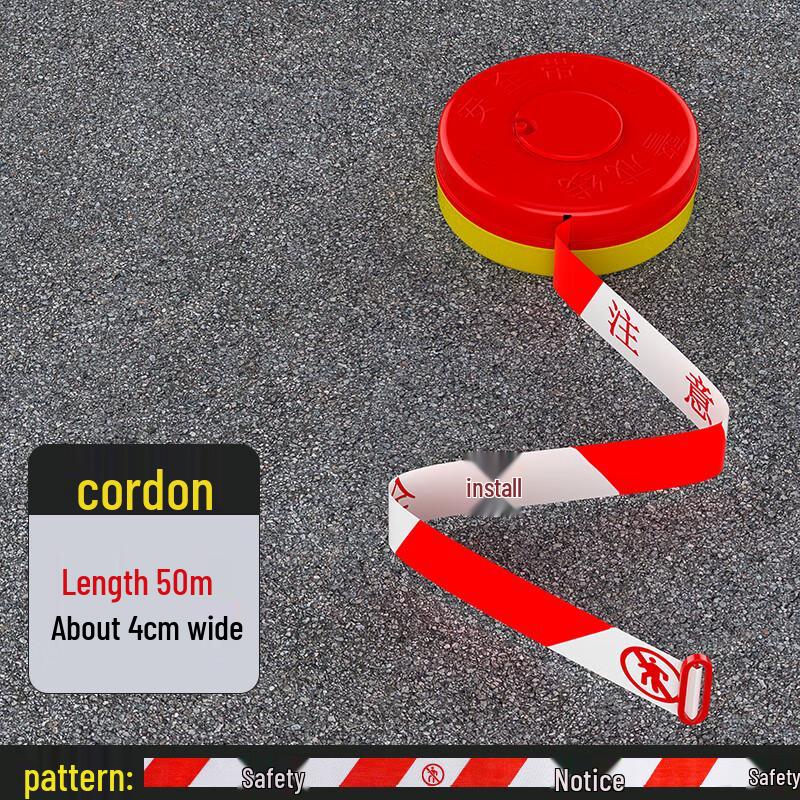 Disposable Retractable Safety Warning Barrier Tape