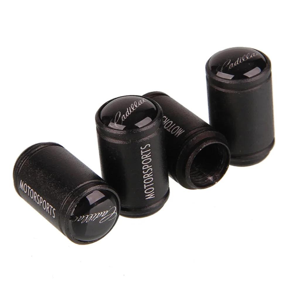For Cadillac Logo CT5 CT6 XT5 XT6 Escalade CTS DTS SLS XLR ATS SRX Car Tire Valve Stem Caps Wheel Dustproof Air Cover Decoration