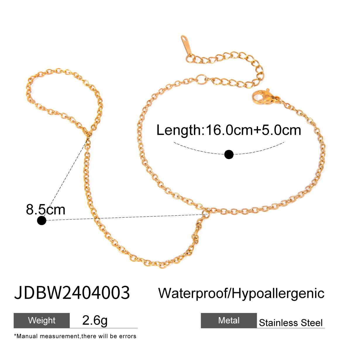 

Stainless Steel Zirconia Pearl Finger Chain, Titanium Steel, Niche and Luxurious Hand Chain JDBW2404003