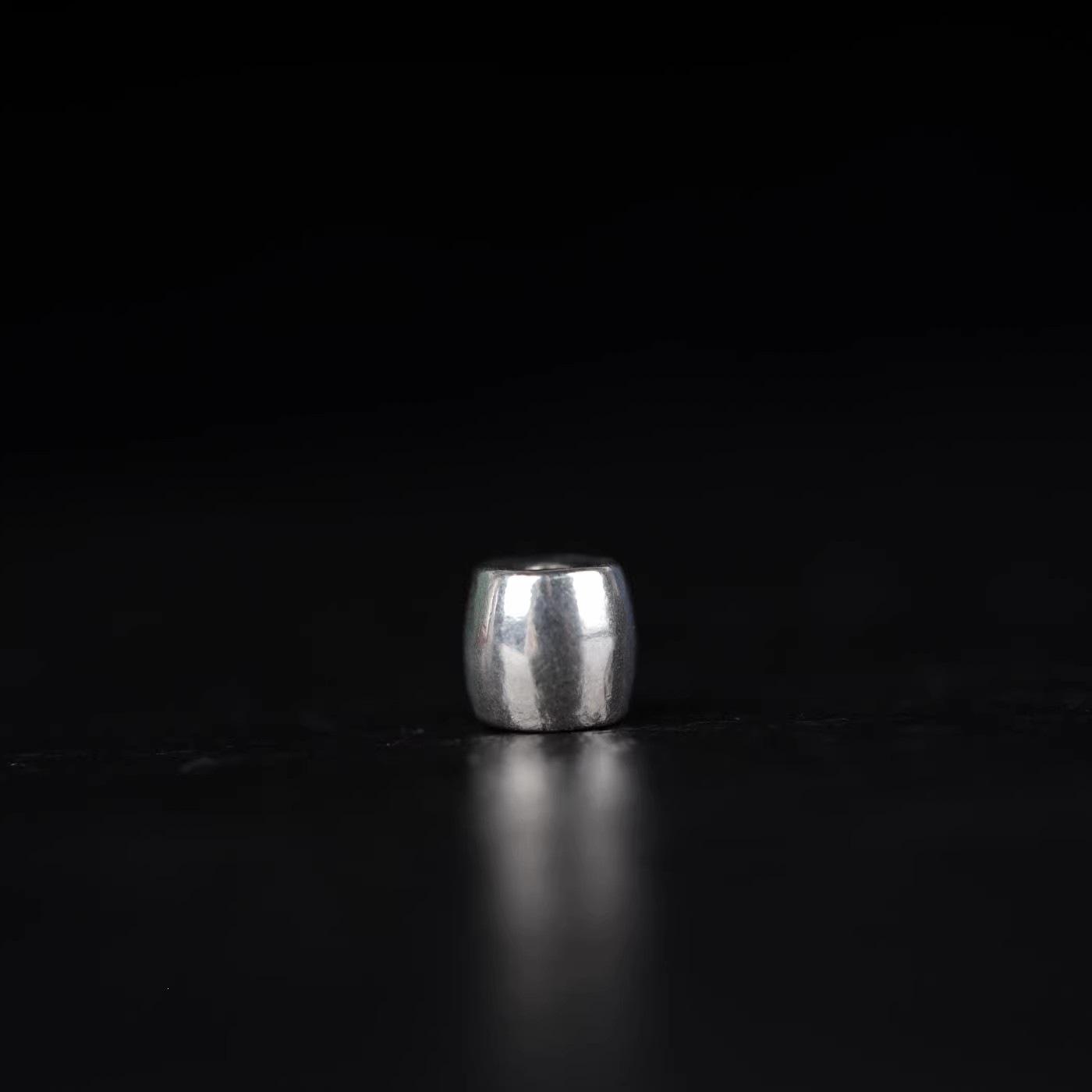 Tibetan Style Solid Round Spacer Accent Beads - DIY Cultural Hand String Accessories
