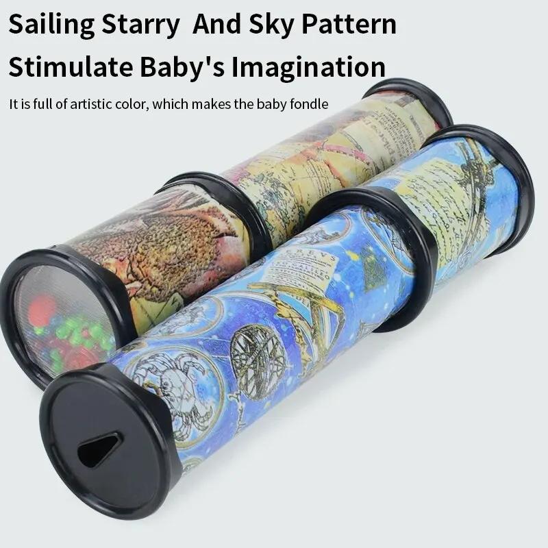 Scalable Rotatable Kaleidoscope Magic Kaleidoscope Glasses Adjustable Colorful World Toy for Kids Classic Educational Fun Toy