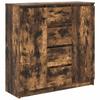 VidaXL Buffet avec tiroirs chêne fumé 100,5x35x98,5 cm bois ingénierie, meuble de rangement, buffet, meuble d'entrée, meuble 3328457