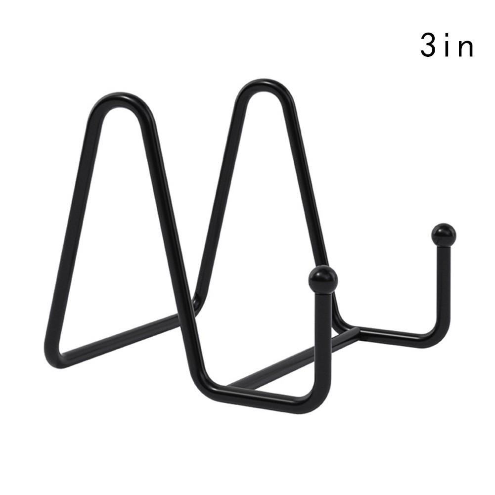 Diy Picture Frame Black Iron Plate Display Stand Rack Easel Storage Stand