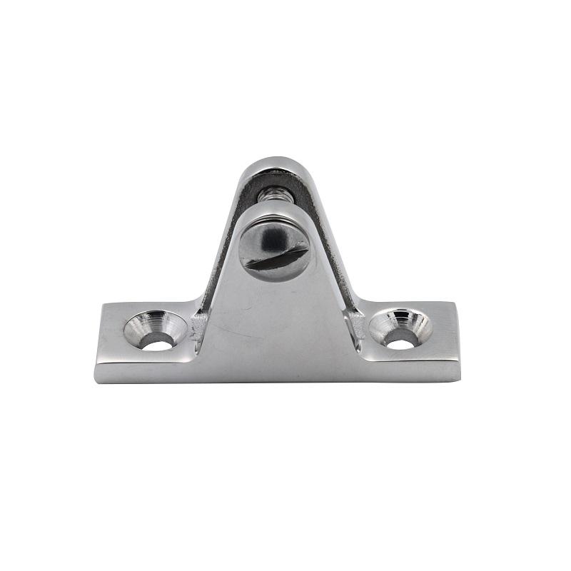 2 Pieces 316 Stainless Steel Deck Bimini Side Mount Hinge 60mm Mirror Polish Marine Boat Sailing Hardware Deck Hinge