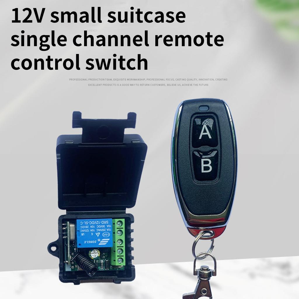 12V/24V Remote Control Switches 433Mhz Universals Gate Remote Control Switches for Garage Door Motor Water Pump Control