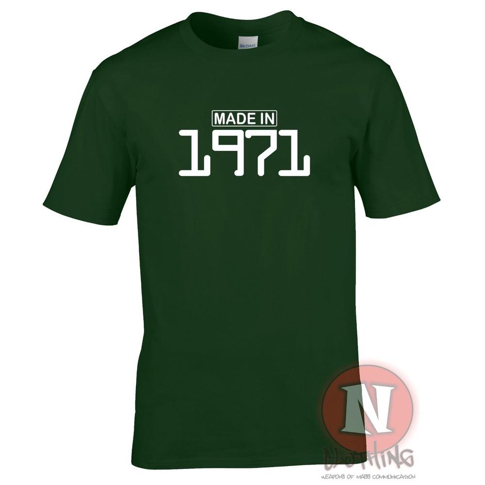 Made In 1971 TShirt Birthday Celebration Funny Party Present Gift Teeshirt