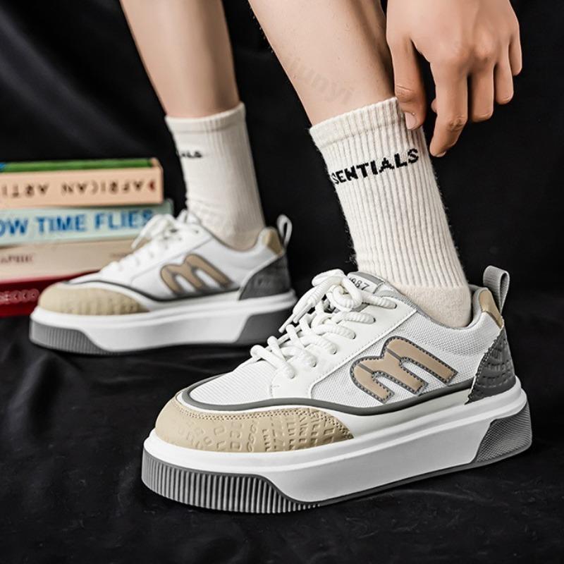 Fashion Fashion Trend Low Top Thick Soled Casual Sports Shoes for Men 2025 Autumn Versatile Mesh Breathable Comfortable Chunky sneakers