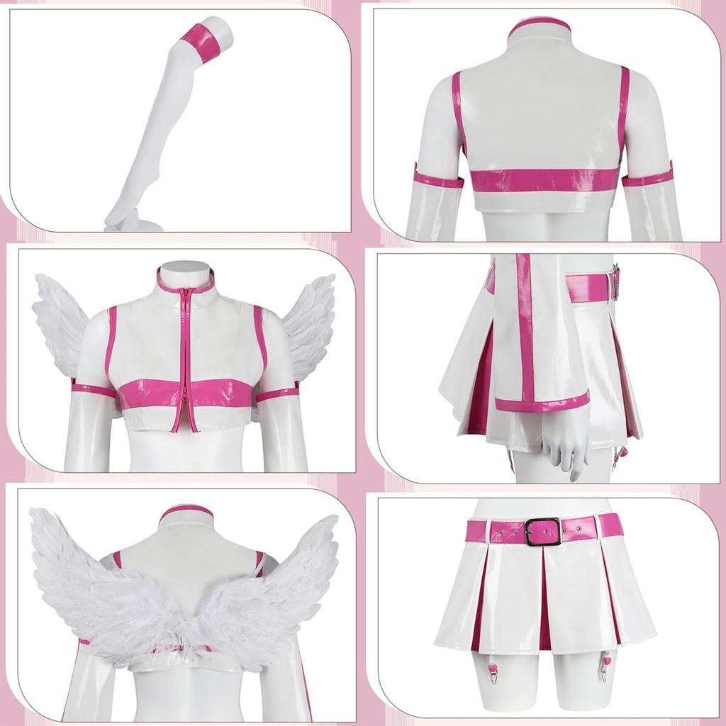 Amano Lilisa Tachibana Mikarin Cosplay Costume with Hair and Perfect for Everyday Stage or As a Seduction Includes and Perfect for Christmas and