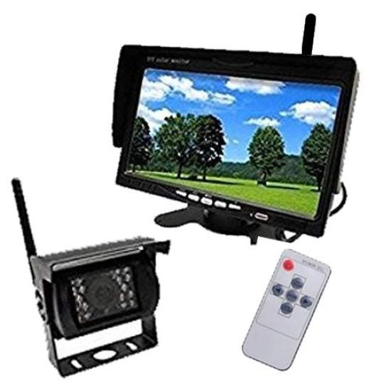 

LCD Monitor Backup Camera LCD Backup & Set, 12V/24V Compatible, Wireless, 7-inch Monitor/On-Dash/Headrest чёрный
