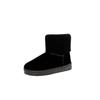 Directly from the Manufacturer Winter New Wool Mouth Snow Boots Women's Short Boots Two Wear Velvet Short Cotton Shoes Wholesale Women