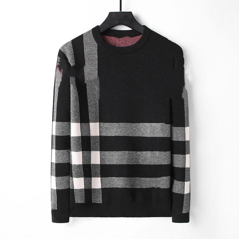 Men's Cashmere Sweater - Round Neck Bee Pattern Knitwear, High-Grade Warm Autumn/Winter Pullover