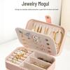 Portable Mini Jewelry Box for Rings, Earrings, and Necklaces