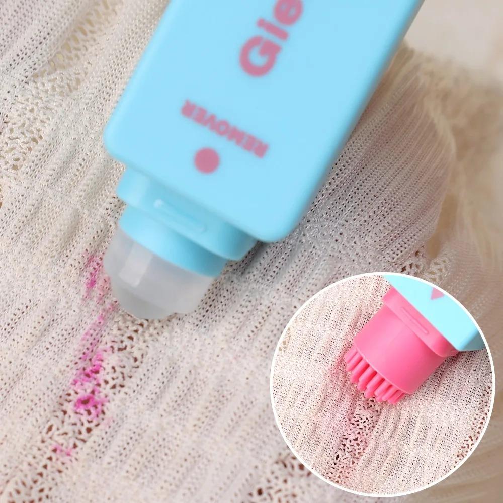 Stylo Détachant Portable pour Vêtements Double Tête Traitement Instantané des Taches Stylo sans Eau pour Graisse Outil de Nettoyage d'Urgence de Voyage