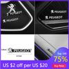2026 Varm Bilklistremerke Bil Dekorativt Tilbehør 3D Aluminium Høyttaler Stereo Høyttaler Emblem Klistremerke For Peugeot 208 308 508 408 30