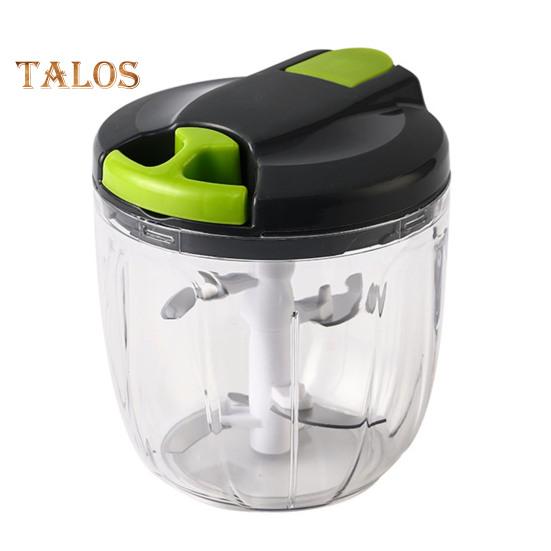 

Ручная мясорубка, измельчитель овощей, переносная ручная чесночная мясорубка, лукорезка, кухонный комбайн для овощей, фруктов и орехов L зелёный/чёрный