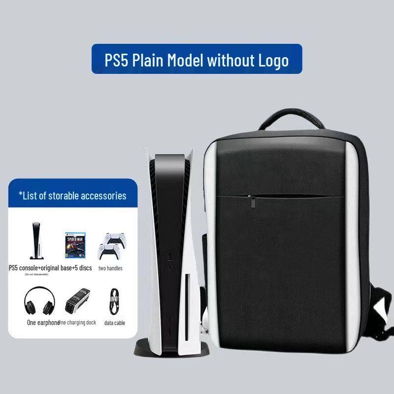 Rucsac de depozitare pentru consola PS5 Slim: Organizator Portabil pentru Bărbați pentru Controlere și Accesorii