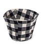 Eondeokeonteulolseutyudio Autumn Bucket Hat Stand Bucket / Shade Check / Milk Navy