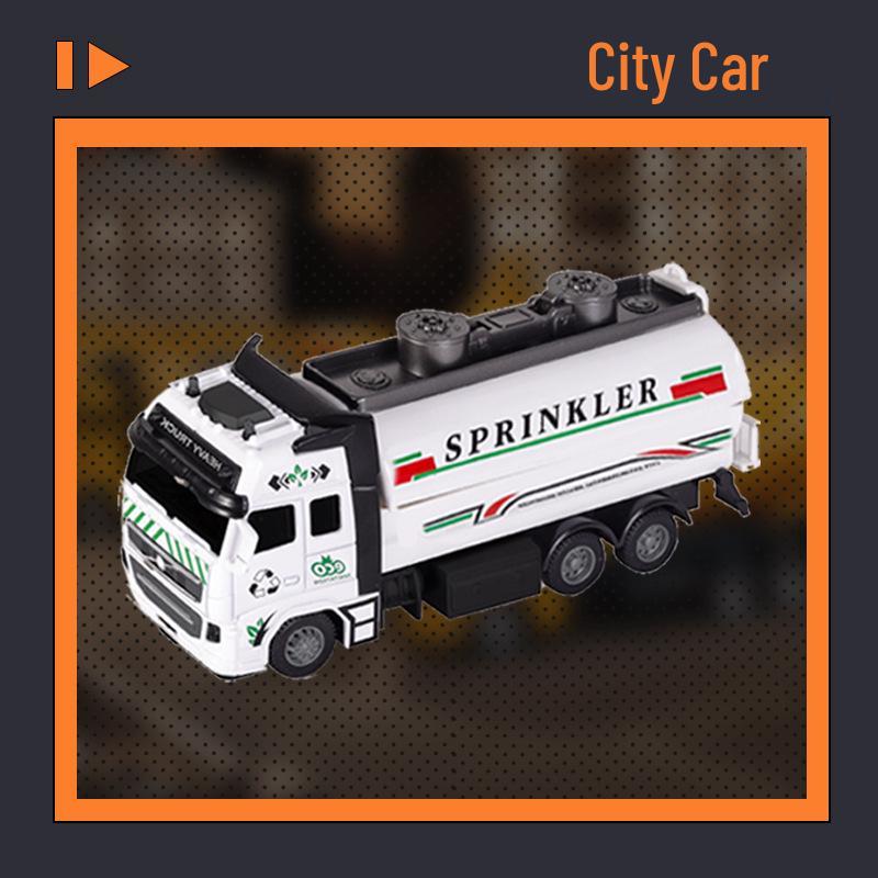 Little King Alloy Toy Pull-Back Excavator - Children's Construction Vehicle Model 