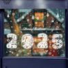1 Set Christmas High-definition Window Sticker Snowflake Decoration Winter Christmas Home Decoration Window Films