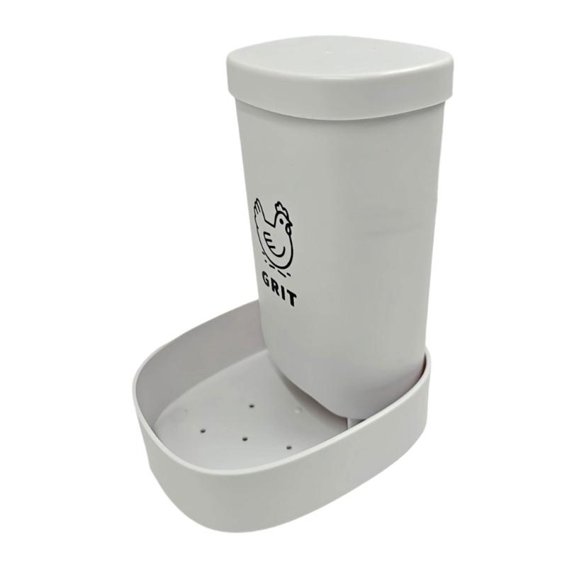 Heavy Duties Chicken Courage Dispenser With Wide Base None Tip Design Smooth Outside For Ducks Geese Backyard Flocks