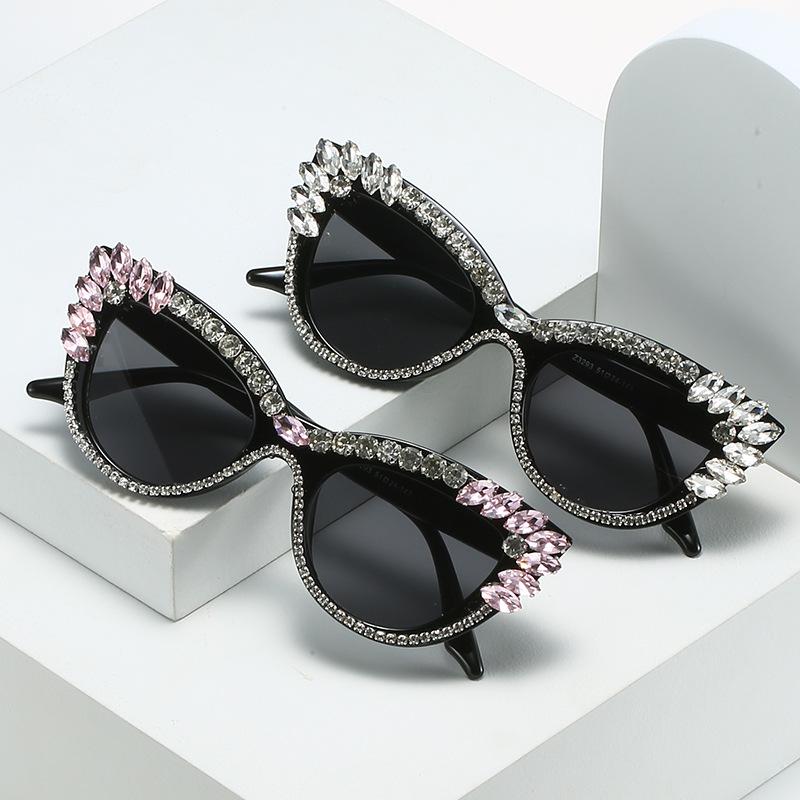 Diamond Sunglasses, Rhinestone Glasses, Personalized Hip-Hop Sunglasses For Women
