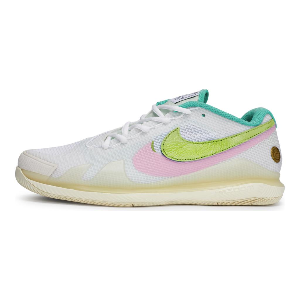 Nike Air Zoom Vapor Pro Slip Resistant Abrasion Resistant Low top Tennis Shoes Unisex White Pink Green HM3705-141(Team80-SBOX)